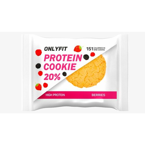 фото Печенье протеиновое "ягоды". onlyfit 0,035кг.
