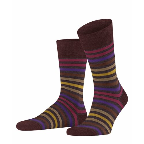 фото Мужские носки falke, 1 пара, классические, нескользящие, размер 43-46, бордовый
