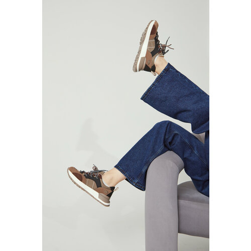 фото Кроссовки alientory, полнота 6, размер 36, коричневый