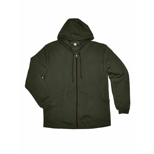 Толстовка RexTex, силуэт прямой, размер 60, хаки