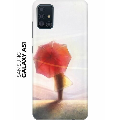 RE: PA Чехол - накладка ArtColor для Samsung Galaxy A51 с принтом Красный зонтик re pa чехол накладка artcolor для samsung galaxy a51 с принтом белочка