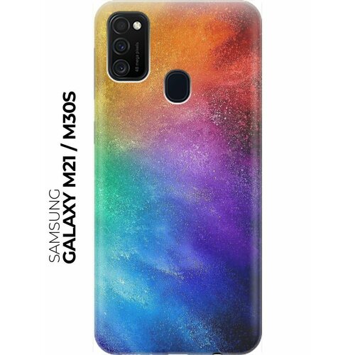 RE: PA Накладка Transparent для Samsung Galaxy M21 / M30s с принтом Торжество красок re pa накладка transparent для samsung galaxy m21 m30s с принтом цветочный узор