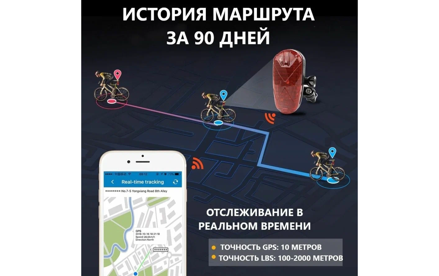 PS Трекер Ultra TK 906 / Велосипедный противоугонный трекер — фото 7