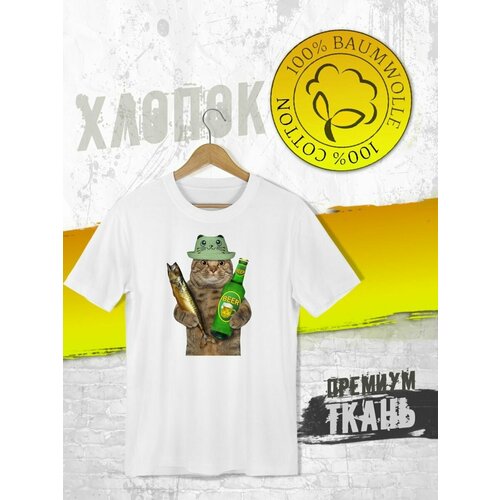 фото Футболка, размер l, белый futba4ever