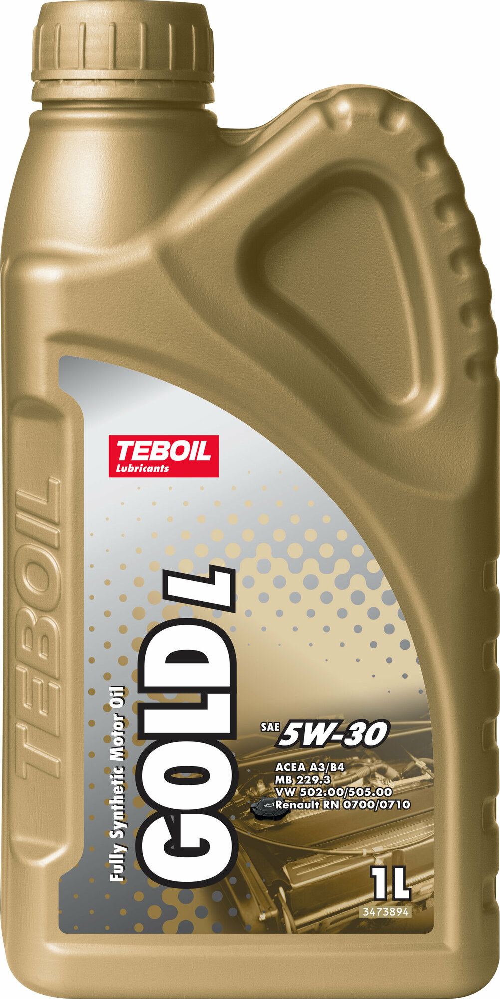 5W-30 Gold L 1л (синт. мотор. масло) TEBOIL 3453933