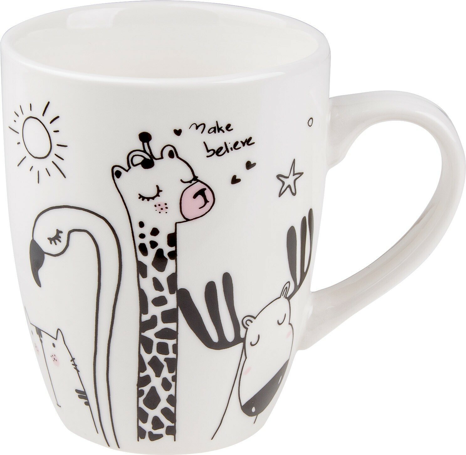 Кружка керамическая PERFECTO LINEA Funny Animals-3 360 мл 30-063223