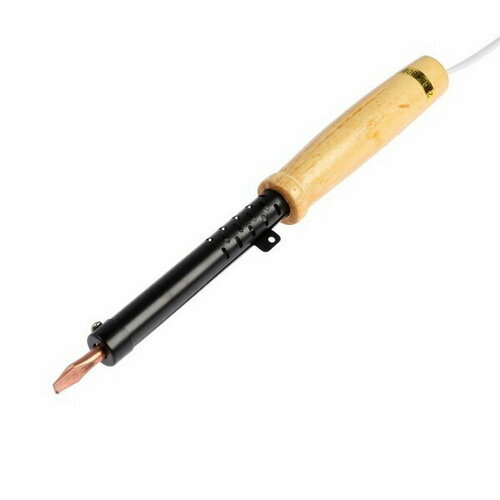 Паяльник ЭПСН деревянная рукоятка клиновидное жало d62 мм 80 Вт 220 В 57500₽
