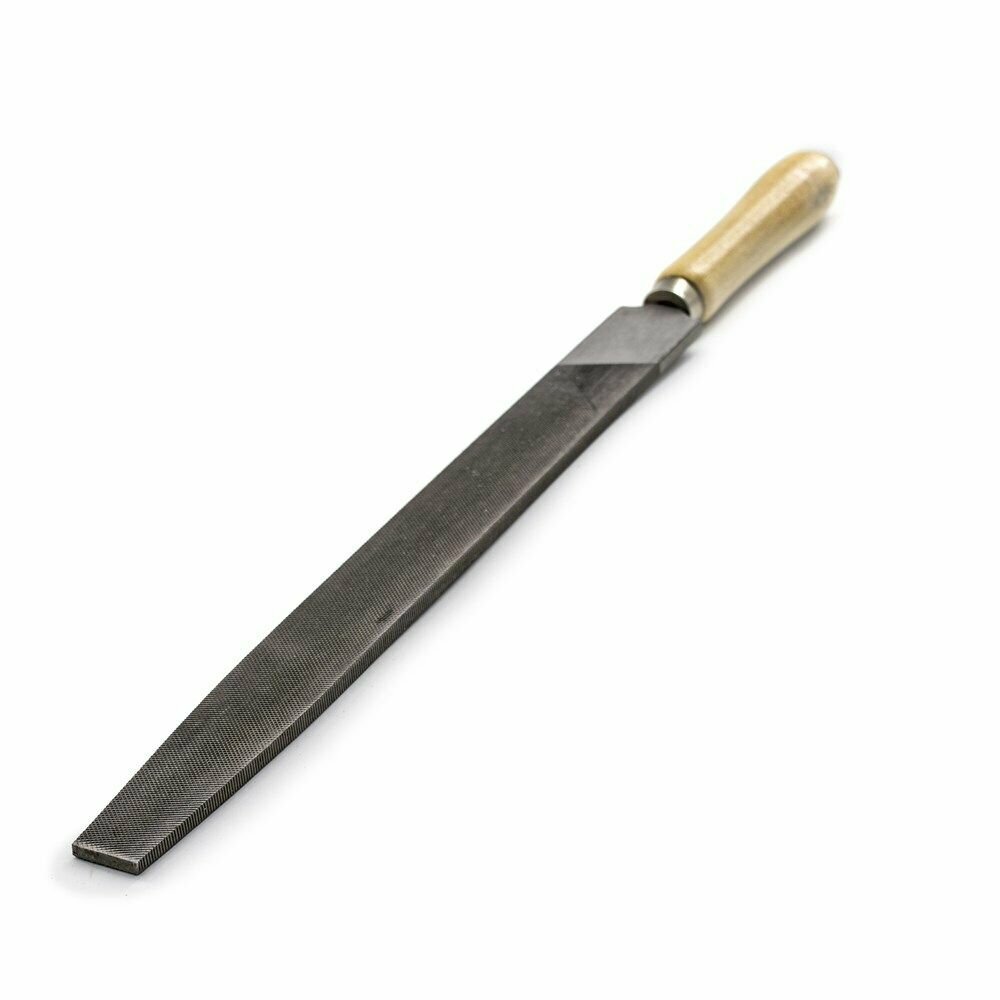 Напильник плоский, 300 мм, №2, деревянная ручка, РемоКолор