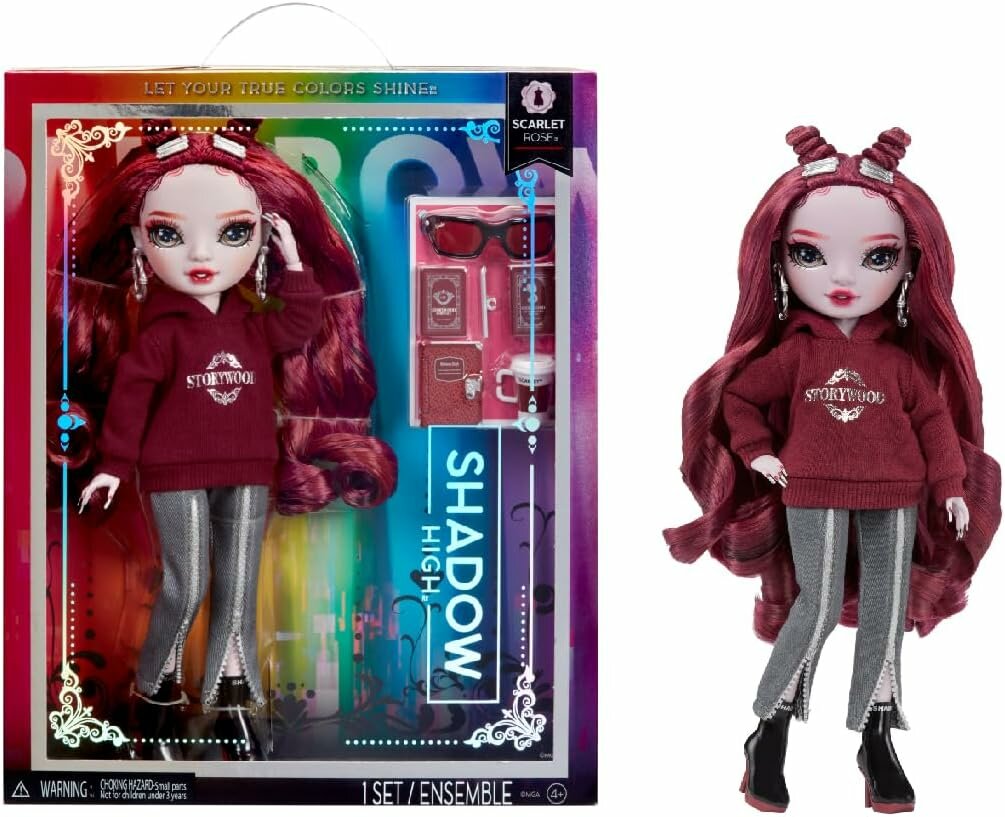 Кукла Rainbow High Shadow High Scarlett Rose Скарлетт Роуз Series 3, 28 см. 592785