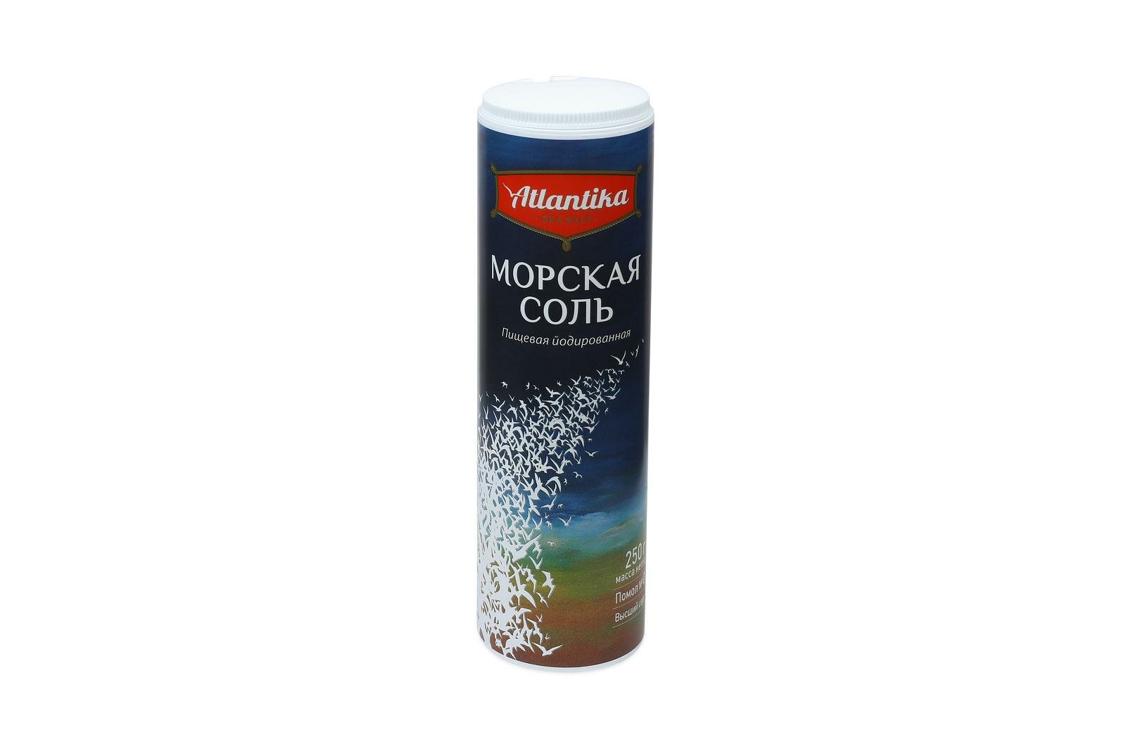 Упаковка из 18 штук Соль Атлантика морская йодирован. пл/б 250г