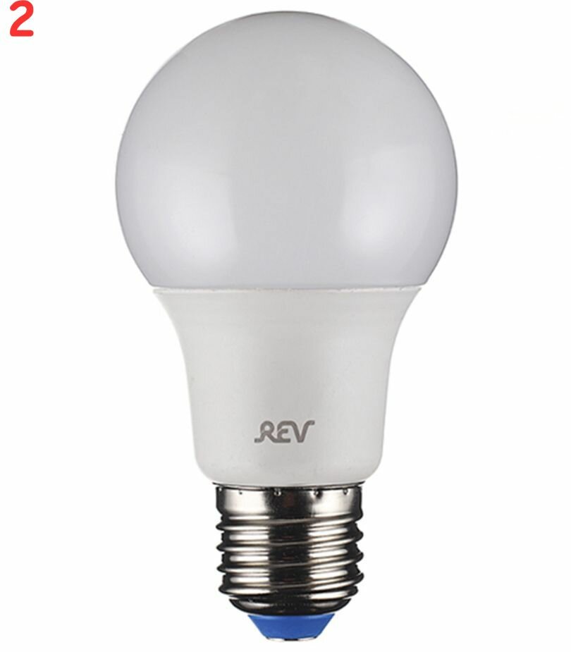 Лампа светодиодная E27 2700К 7 Вт 560 Лм 180-240 В груша A60 матовая (2 шт.)