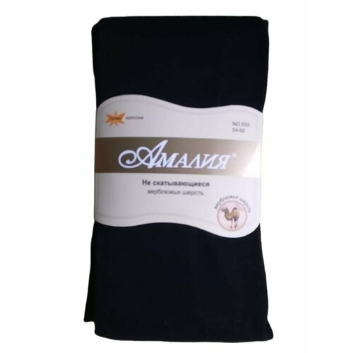 Колготки  Амалия, утепленные, размер 42-48, черный