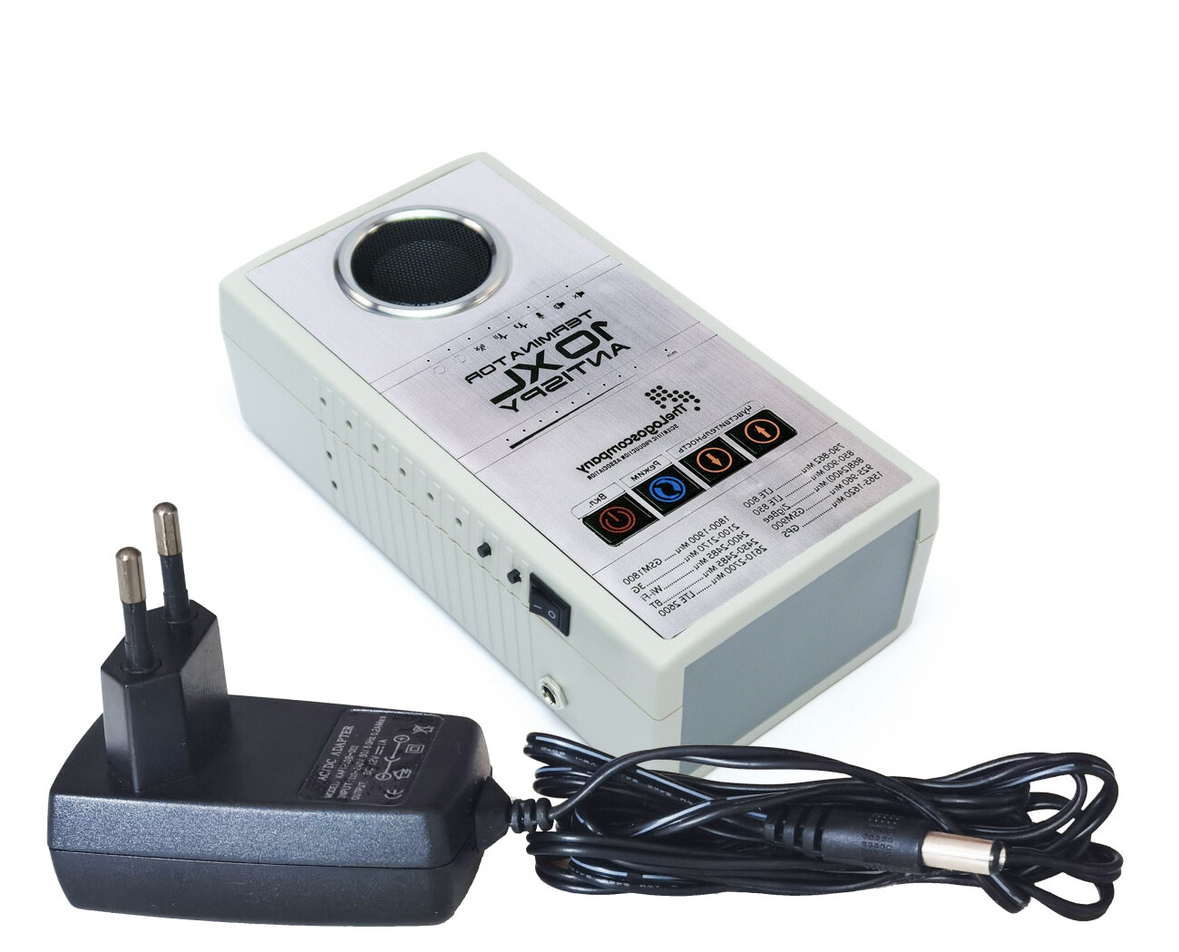 Детектор жучков Терминатор-10XL-M-AntiSpy (S19195MOD) - прибор для обнаружения и подавления прослушки и жучков, детектор - скрытых камер