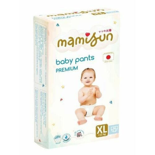 MAMISUN Подгузники-трусики XL >12кг 36шт
