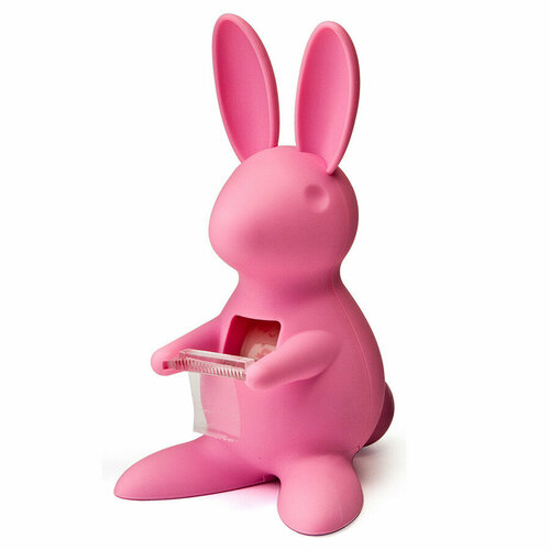 Диспенсер для скотча bunny, розовый диспенсер для скотча 50мм т15008