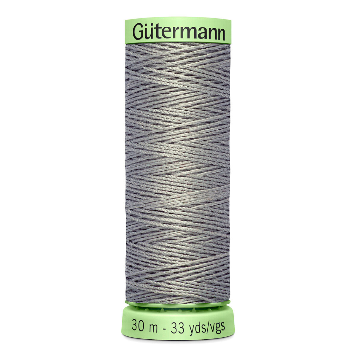 Нитки швейные Top Stitch 30/30 м для декоративной отстрочки, 100% полиэстер, Gutermann 744506 (493 пепельно-серый), 5 шт