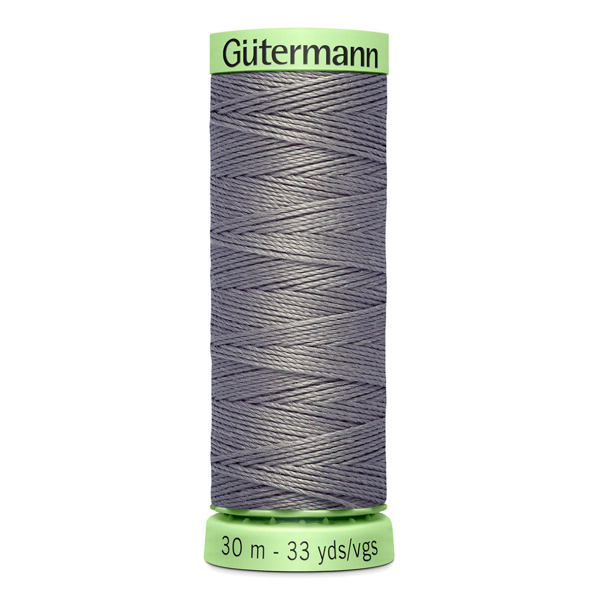 Нитки швейные Top Stitch 30/30 м для декоративной отстрочки, 100% полиэстер, Gutermann 744506 (496 серо-стальной), 5 шт