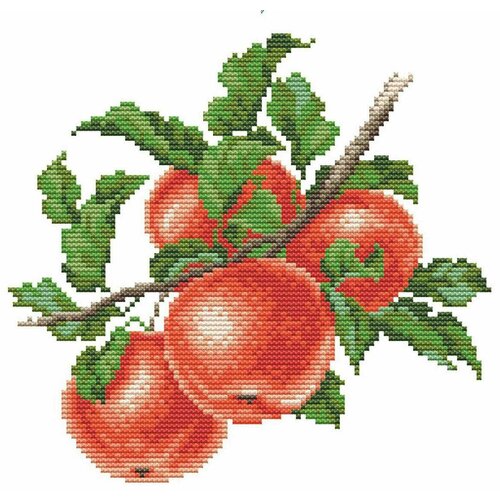 Набор для вышивания крестом Искусница Наливные яблочки, 17*18см набор для вышивания owlforest 0141 ня н 3bf наливные яблочки