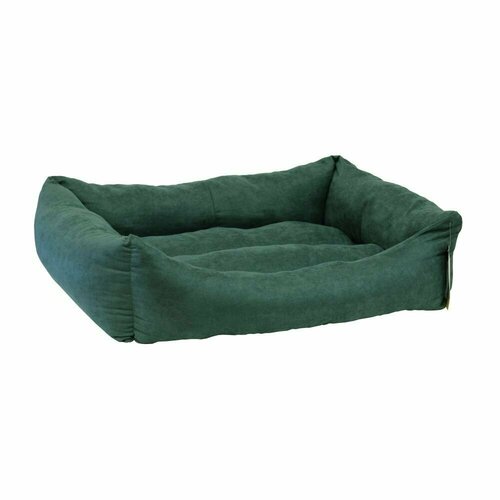 STORYTAILS Лежанка MUSHU прямоугольная из велюра, изумруд, М 70x60x23 см