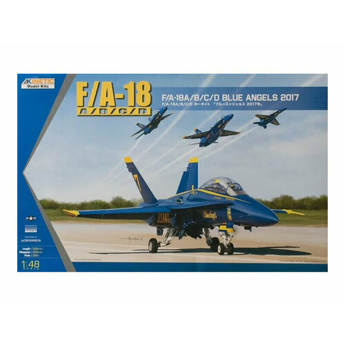 K48073 Kinetic Истребитель F/A-18A/B/C/D Голубые ангелы (1:48) k48073 kinetic истребитель f a 18a b c d голубые ангелы 1 48