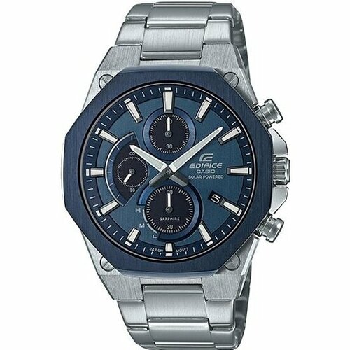 Наручные часы CASIO Edifice EFS-S570DB-2A, серый, синий