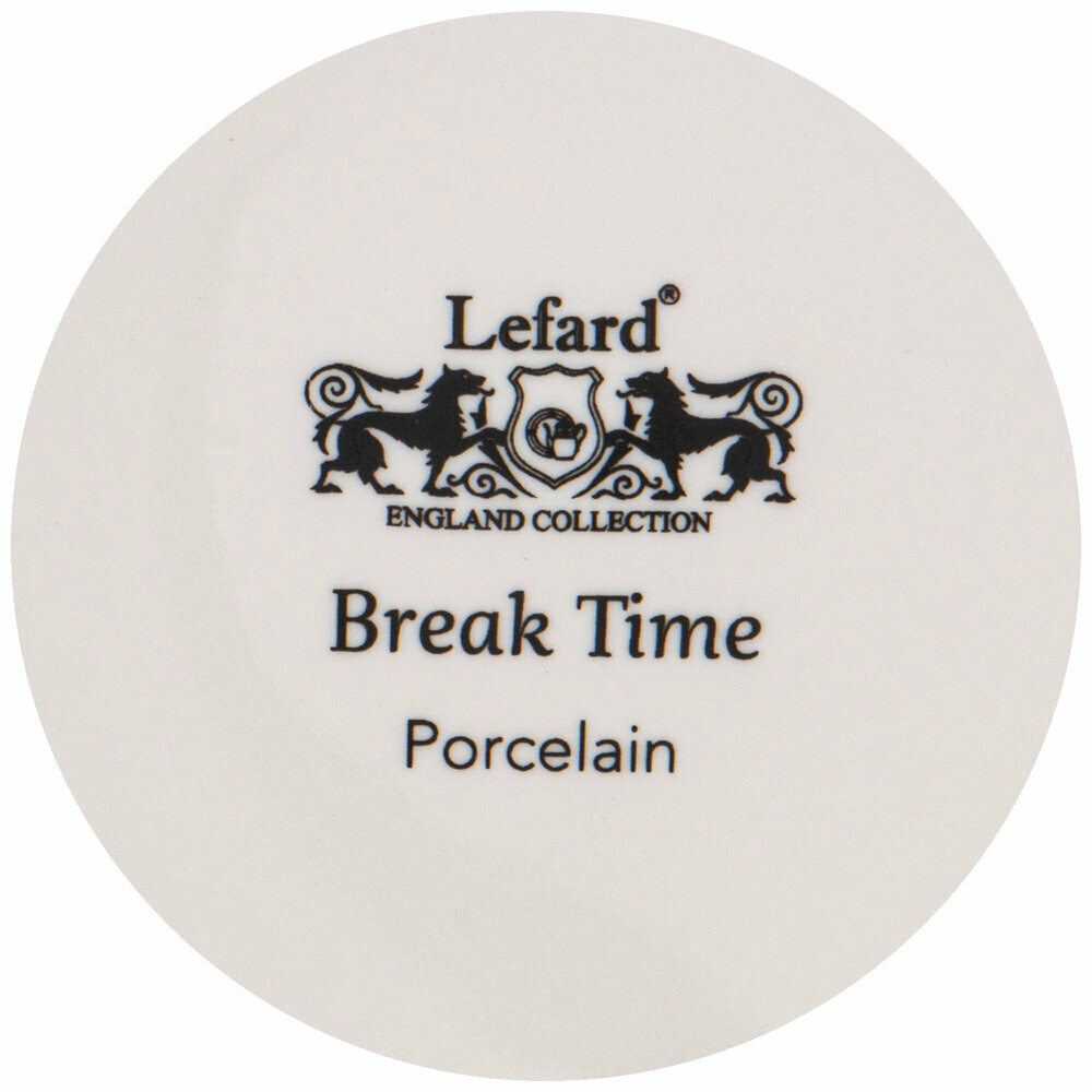 Набор из 4 штук Кружка Lefard "Break Time" 12х9х10,5см/400мл, фарфор (756-310/4)