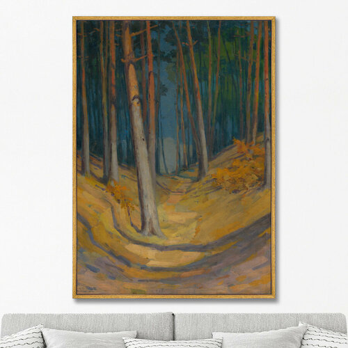 Репродукция картины на холсте Forest, 1925г. Размер картины: 75х105см