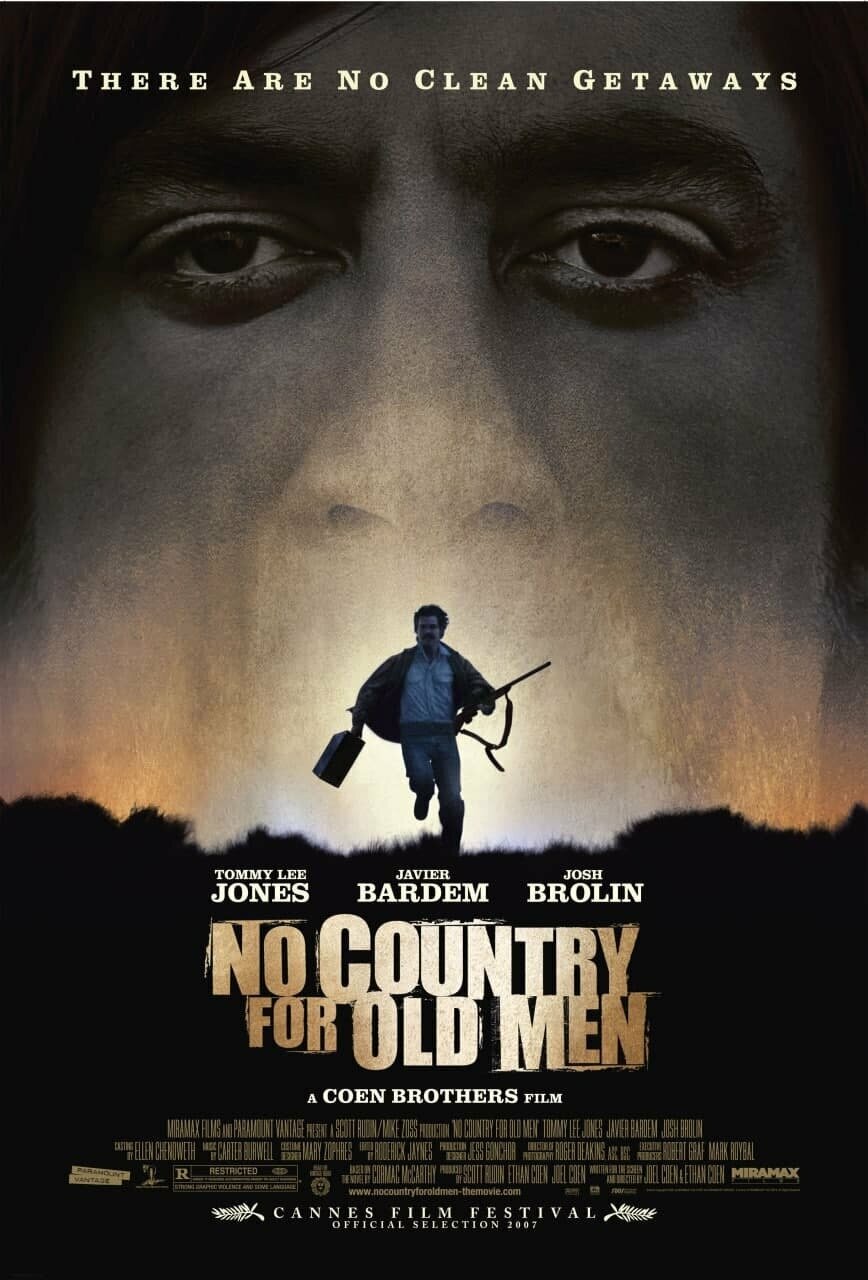 Плакат, постер на бумаге Старикам тут не место (No Country For Old Men, 2007г ). Размер 21 х 30 см