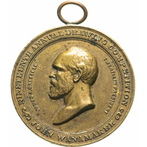 США. Медаль 19-го ежегодного конкурса детских рисунков, бронза, 1931 г.