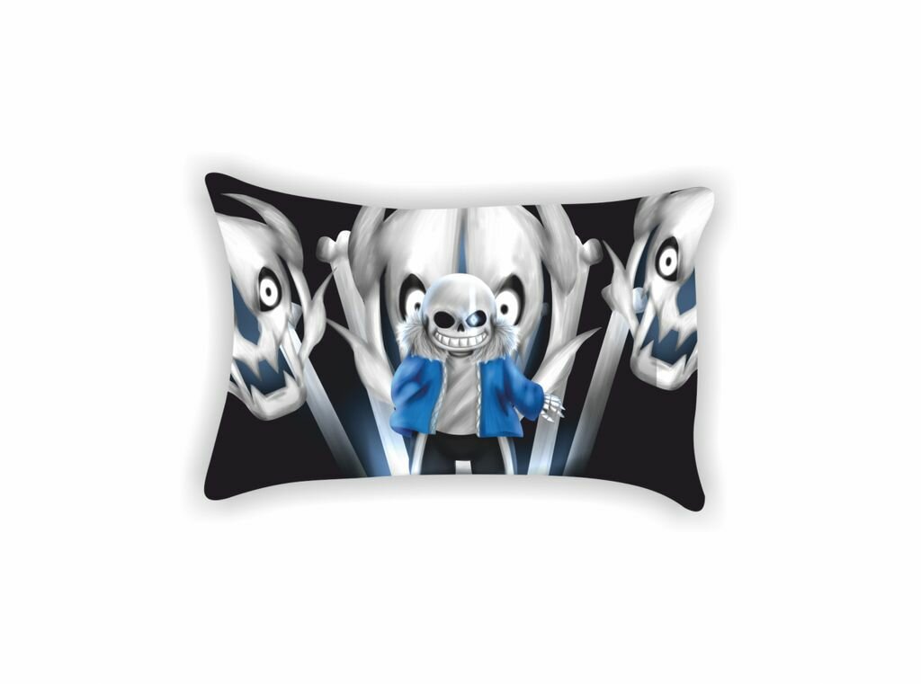 Подушка Андертейл, Undertale №14, Картинка с двух сторон
