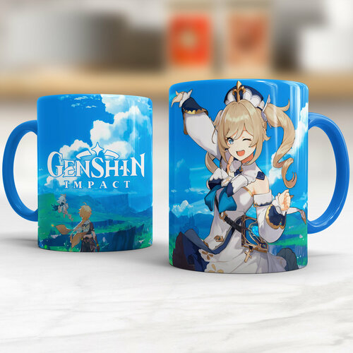 Кружка Геншин импакт с героем игры Барбара
