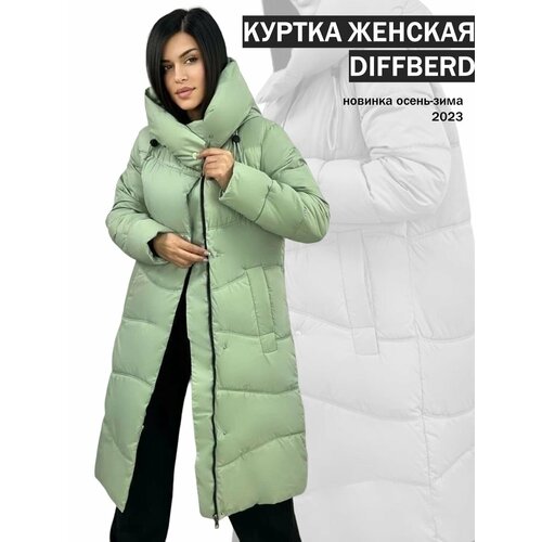 фото Куртка diffberd, размер 48, зеленый
