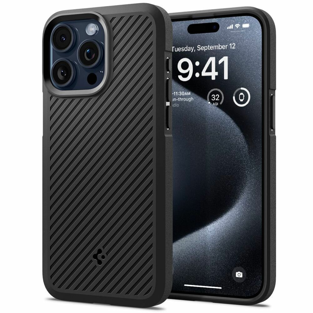 Защитный чехол Spigen Core armor для iPhone 15 Pro Black