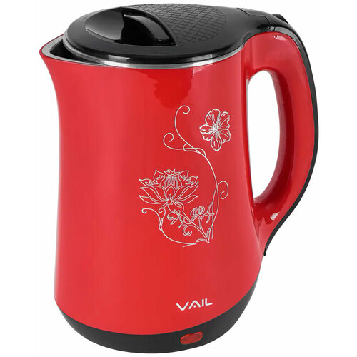 Чайник электрический Vail VL-5551 красный 18 л 189900₽