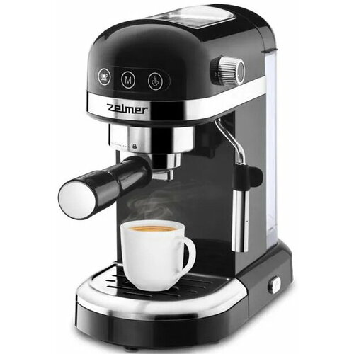 Кофеварка Zelmer ZCM7295 1350 Вт черныйсеребристый 1975600₽