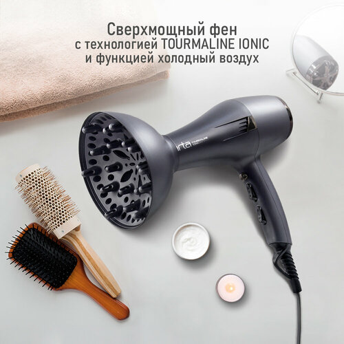 Фен MARTA MT-HD1401B серый жемчуг 1355₽