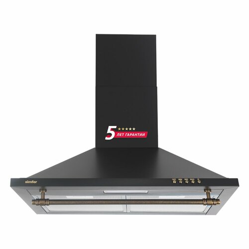 Настенная вытяжка Simfer 8667SM ширина 60 см цвет черный 1349000₽