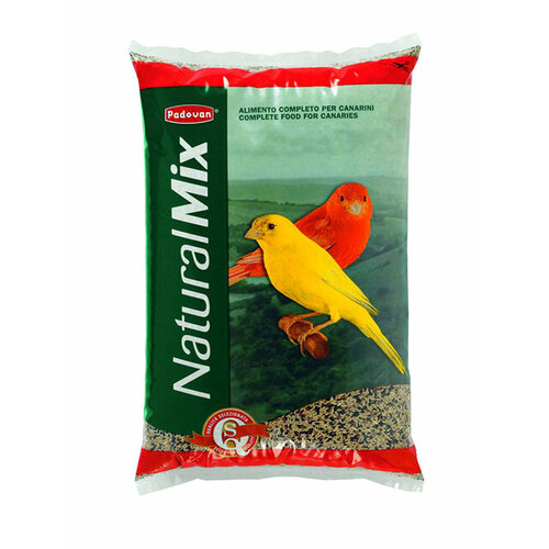 PADOVAN NATURALMIX CANARINI корм для канареек (1 кг х 2 шт) корм для птиц padovan grandmix canarini для канареек 400г