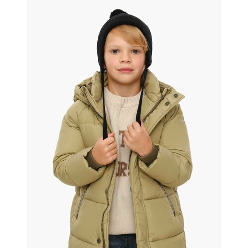 фото Шапка ушанка gloria jeans, размер 4-6 лет, черный