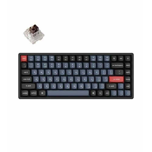 Клавиатура Keychron K2P-J3 84 кл K pro Mechanical Brown Switch RGB Hot-Swap Алюм рамка 1454800₽