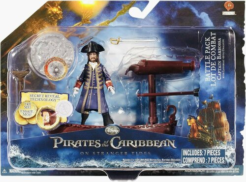 Пираты Карибского моря фигурка Капитан Барбосса боевой набор