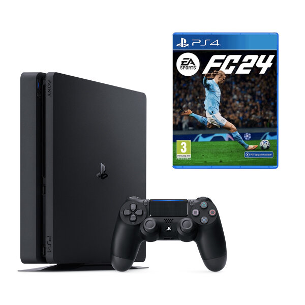 Sony Игровая приставка Sony PlayStation 4 Slim 1000 ГБ + игра FC 24 (PS4)