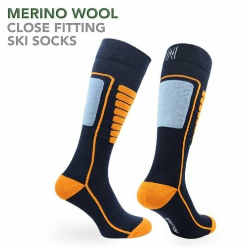 Компрессионные гольфы Norfolk Socks, размер 39-42, черный, оранжевый