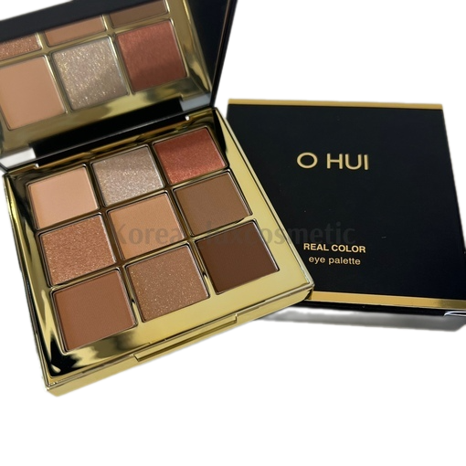 O HUI Роскошная палетка люксовых теней для век (5,4 гр ) Real Color Eye Palette No 01 Beige Moment