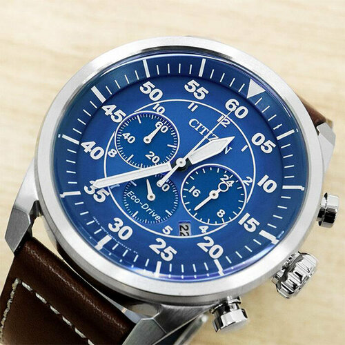 фото Наручные часы citizen eco-drive, синий