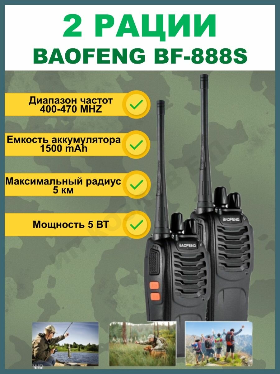 Радиостанция Baofeng BF-888s