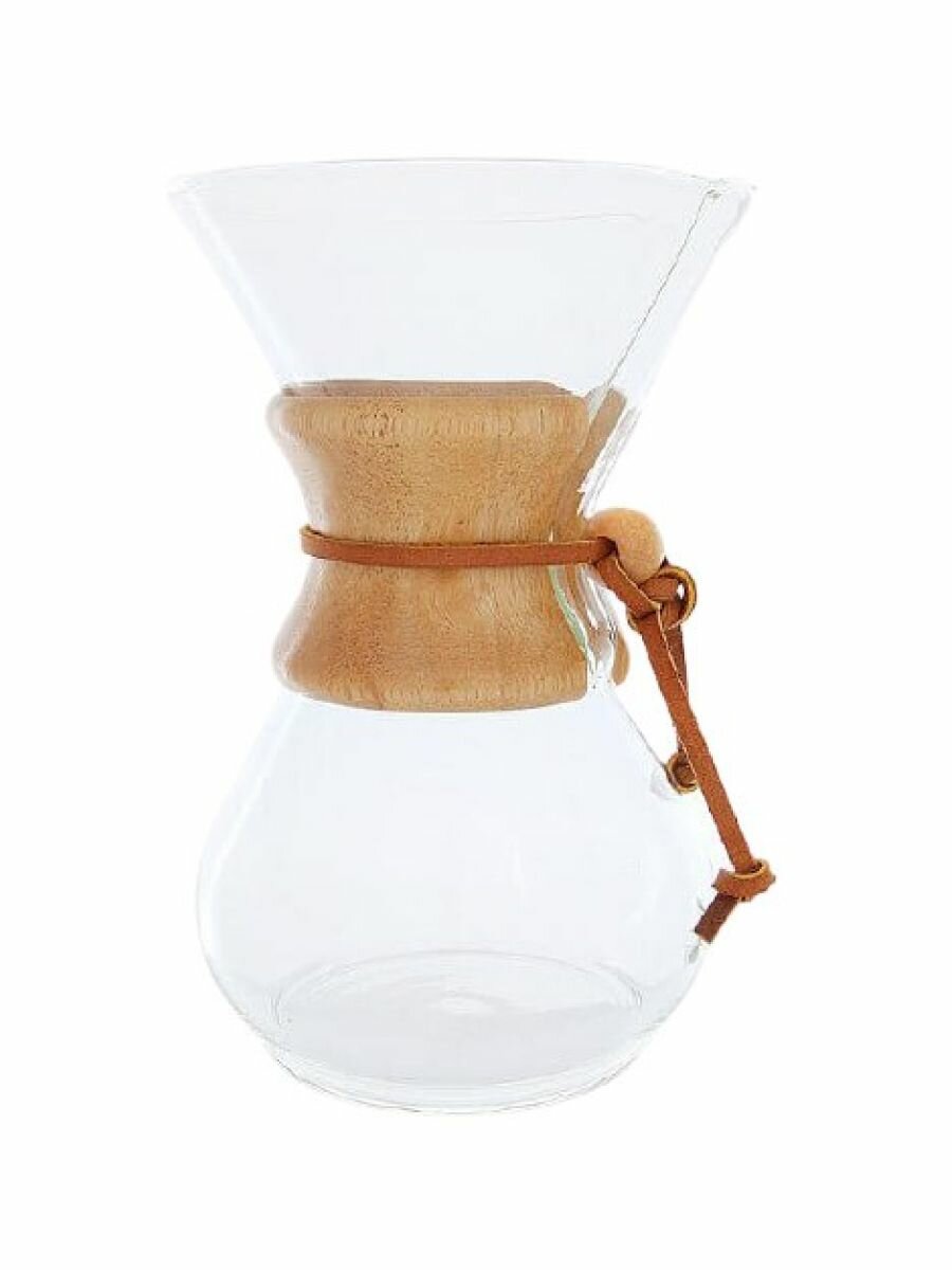 Кофеварка Chemex СМ-6А, 0,9 л, материал: боросиликатное стекло