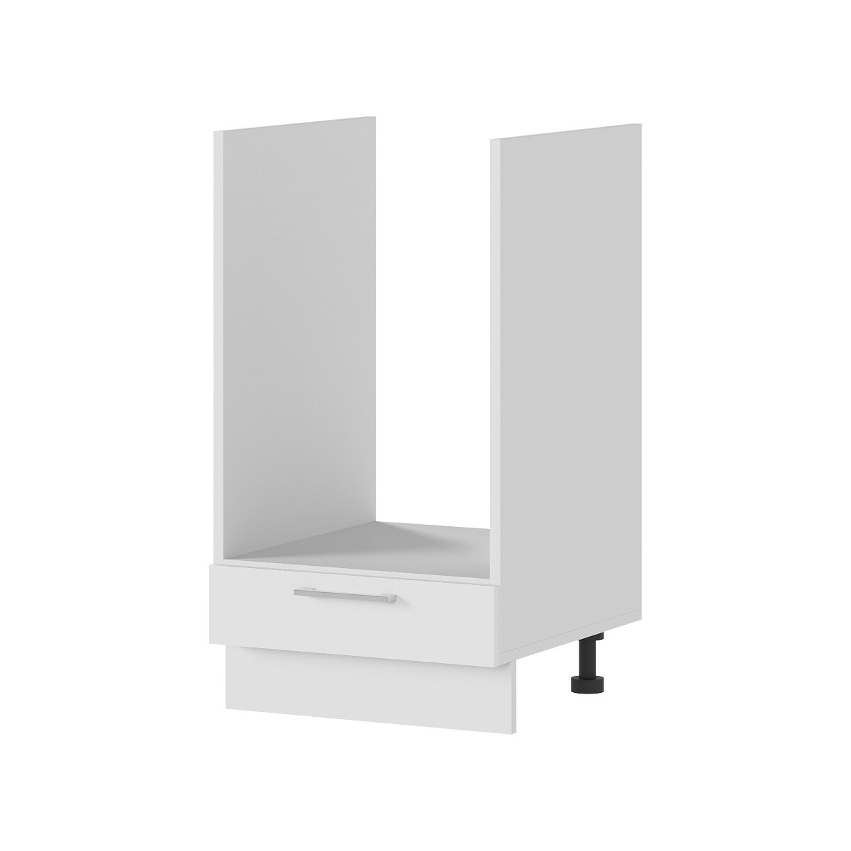 Кухонный модуль под духовой шкаф, напольный ШНД450, Катрин, без столешницы, Белый / Софт Вайт