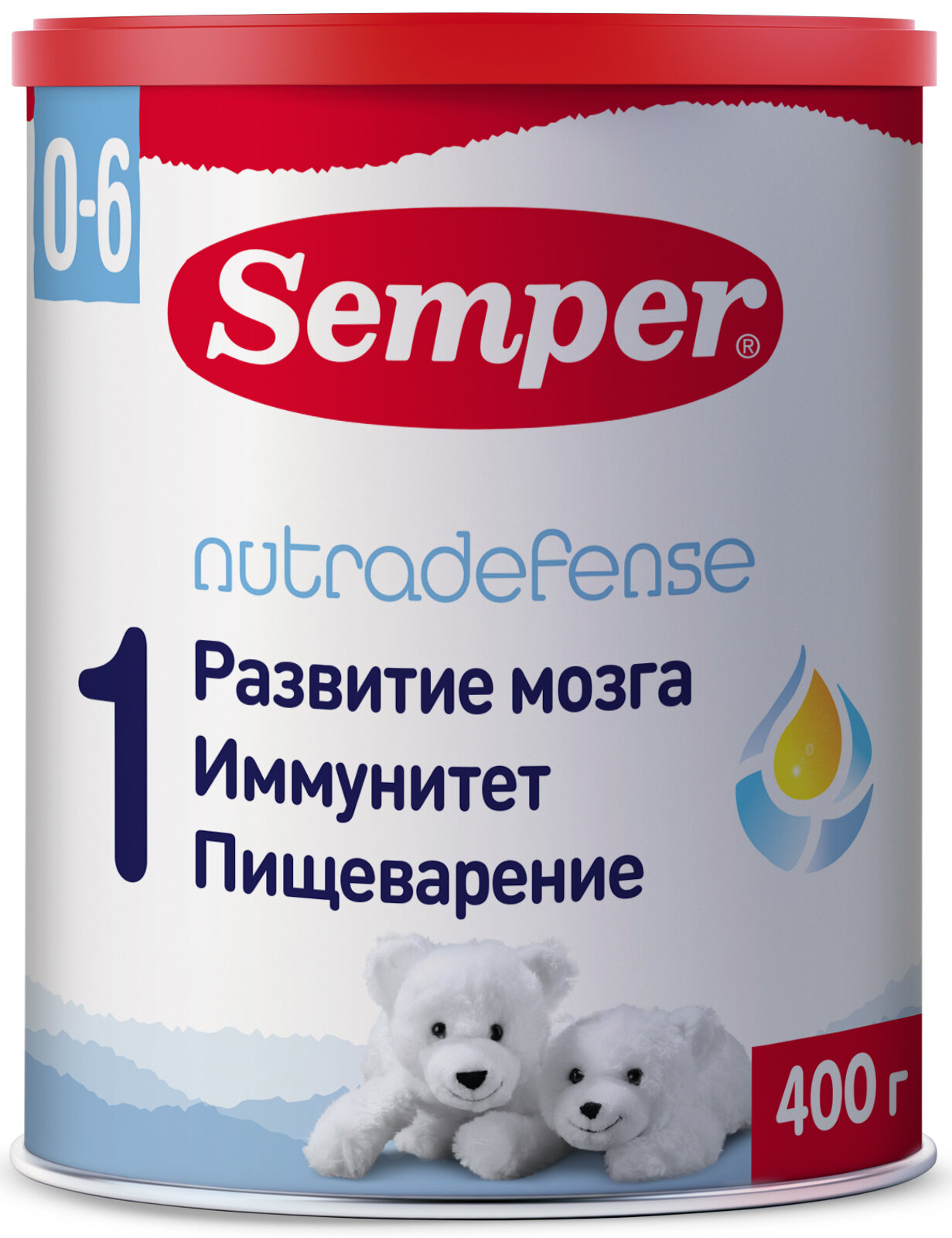 Молочная смесь Semper Baby 1 с рождения 400г