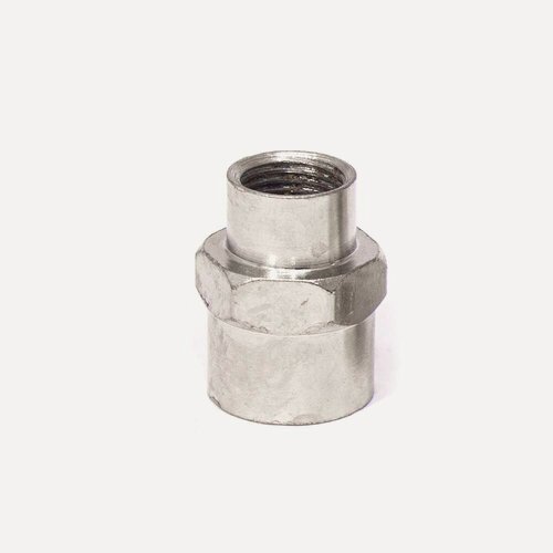 Изображение товара Резьбовой переходник футорка F-1/8F-1/4F - Универсальный для жидкости и воздуха, Арт. 7709